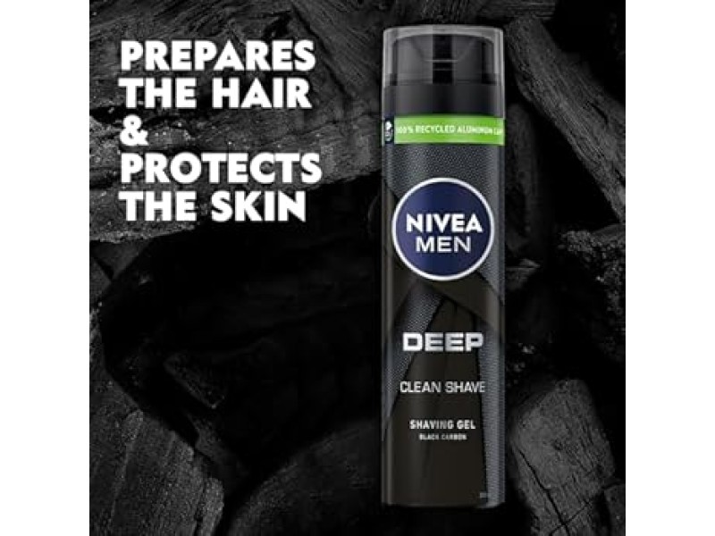 Nivea shaving gel deep clean 200ml Nivea shaving gel deep clean 200ml
