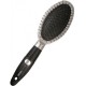 Titania 1760 oval hair brush black/silver