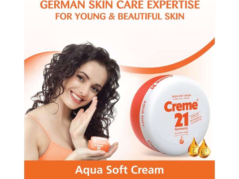 Creme 21 aqua soft 150 ml white