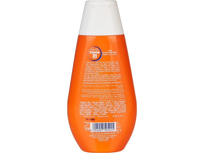 Creme 21 body lotion  ultra dry skin 250 ml