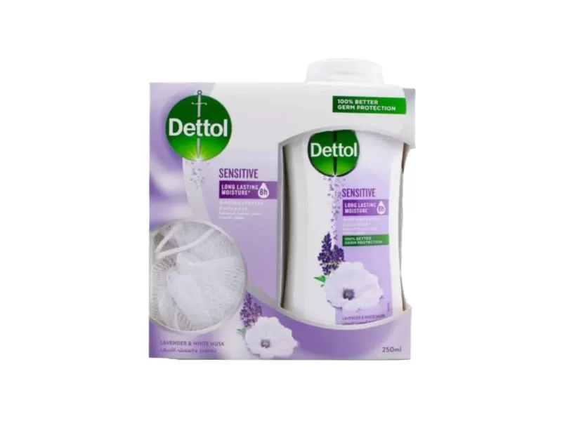 Dettol shower gel 250 ml sensitive skin
