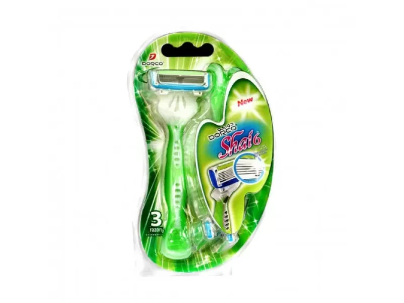 Dorco shai 6 women razors 3