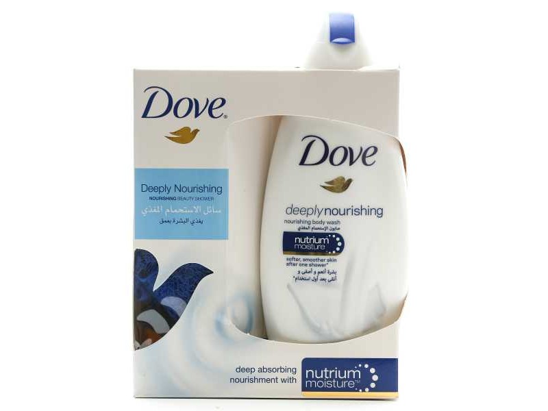 Dove shower gel 250 ml nourishing beauty with kit