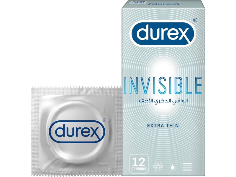 Durex condoms 12 pack invisible extra sensitive