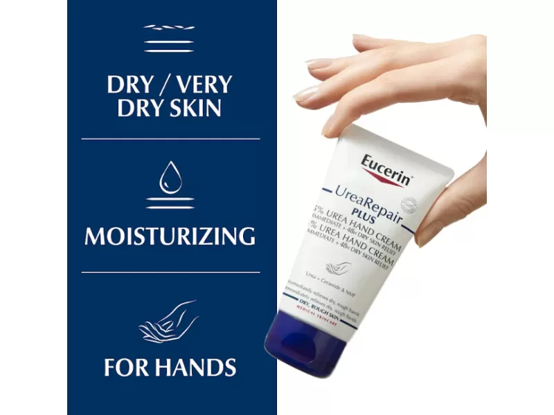 EUCERIN UREA REPAIR PLUS 5% UREA HAND CREAM 75ML
