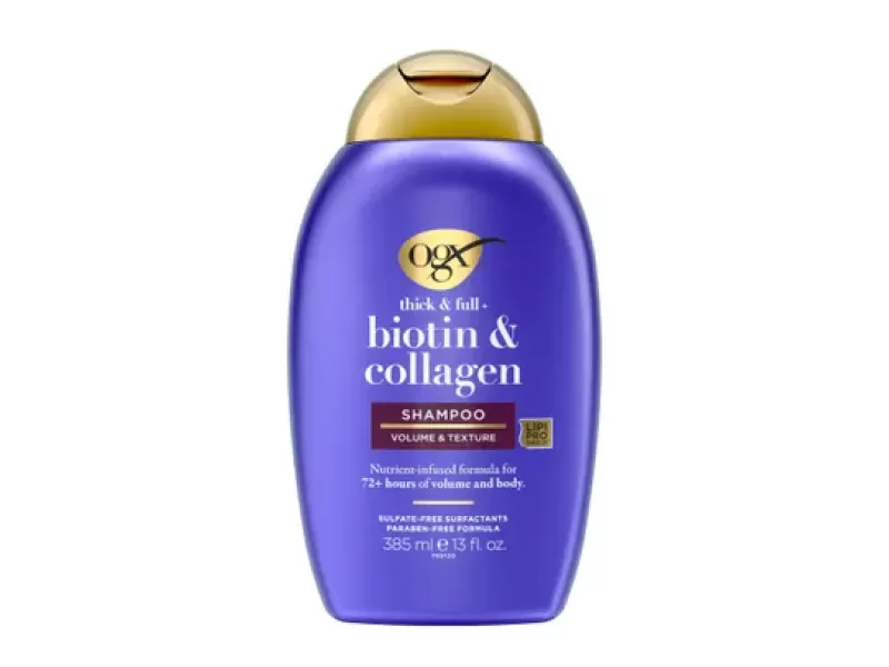 Ogx shampoo 385ml biotin & collagen + thick & full