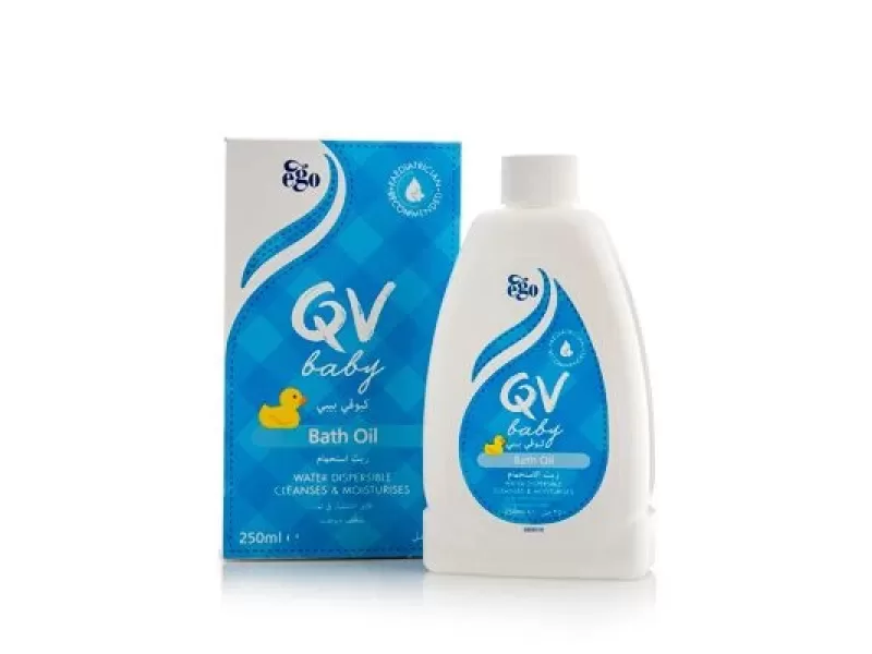 Qv baby bath oil 250ml