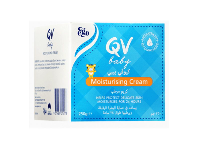 Qv baby cream moisturising 250gm Qv baby cream moisturising 250gm