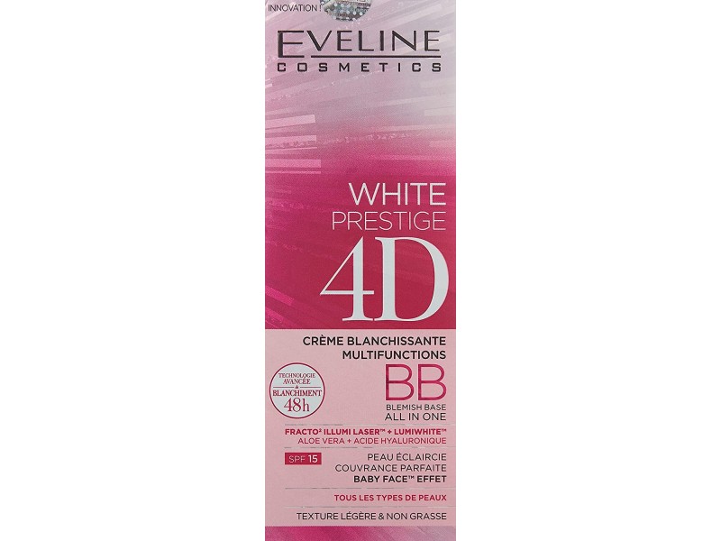 Eveline white prestige 4 d whitening multi function bb cream 50 ml