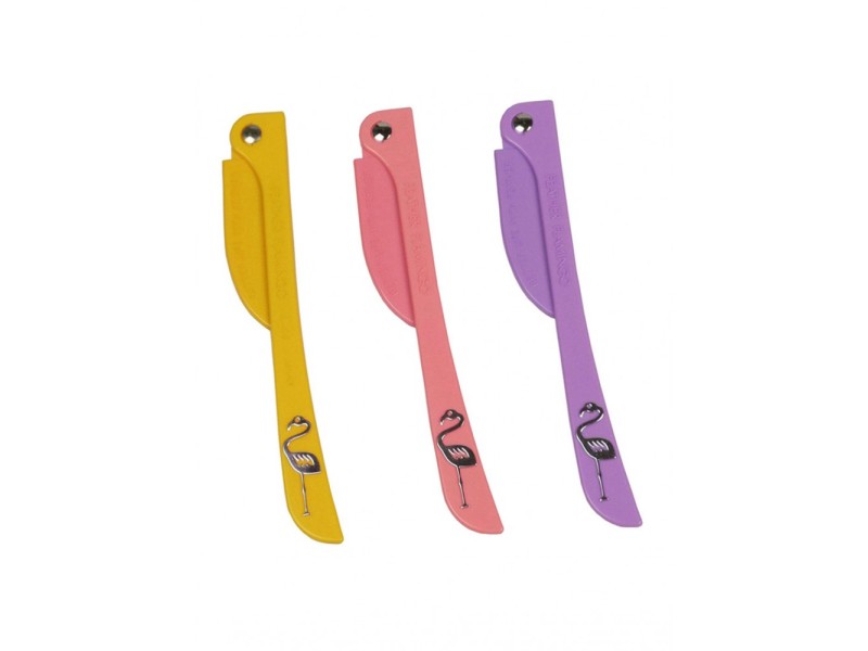 Feather-flamingo s for shaving facial body hair - 3 pieces Feather-flamingo s for shaving facial body hair - 3 pieces