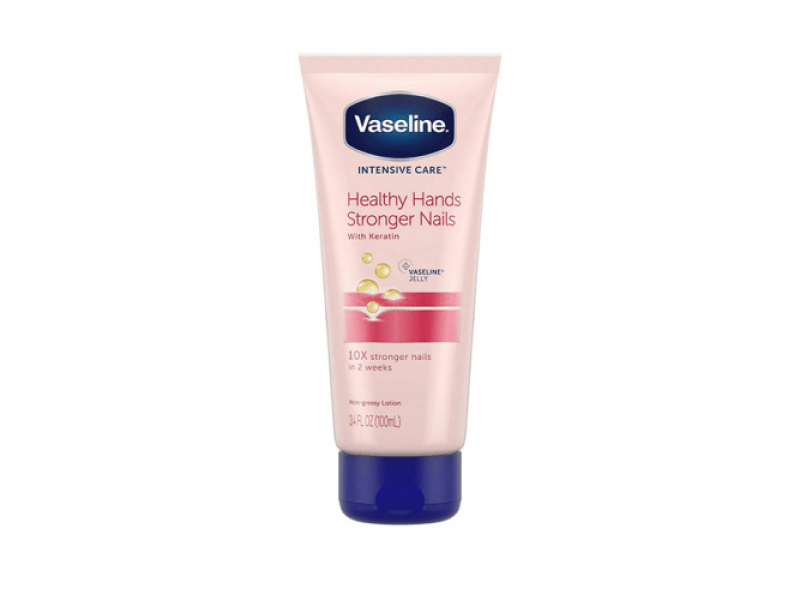 VASELINE HEALTHY HANDS & STRONGER NAILS LOTION TUBE 100ML