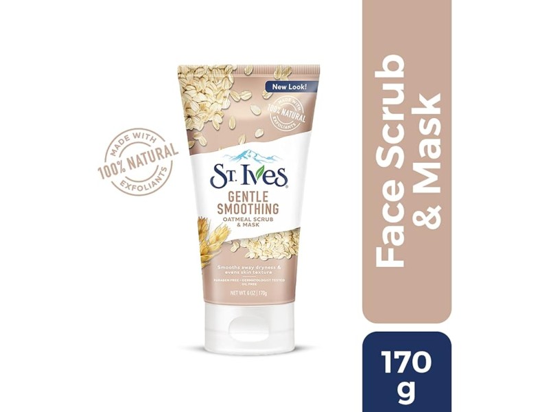St. ives gentle smoothing oatmeal scrub & mask - 170g St. ives gentle smoothing oatmeal scrub & mask - 170g