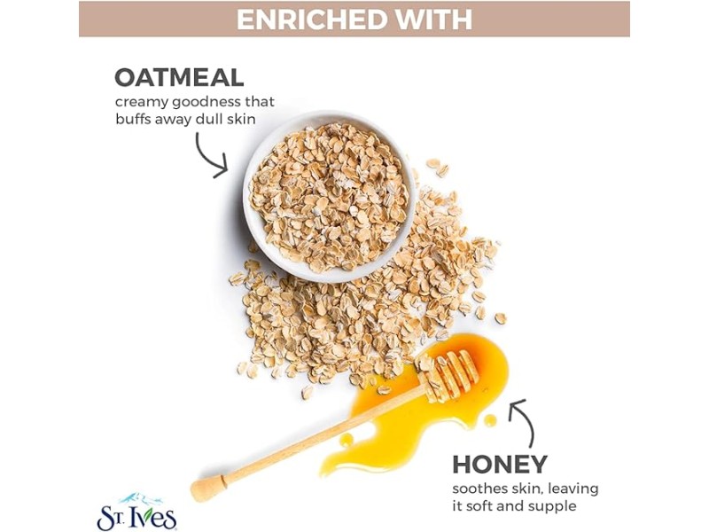 St. ives gentle smoothing oatmeal scrub & mask - 170g St. ives gentle smoothing oatmeal scrub & mask - 170g