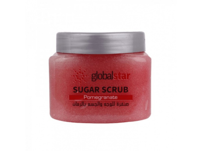 Globalstar Face & Body Sugar Scrub With Pomegranate - 600Gm Globalstar Face & Body Sugar Scrub With Pomegranate - 600Gm