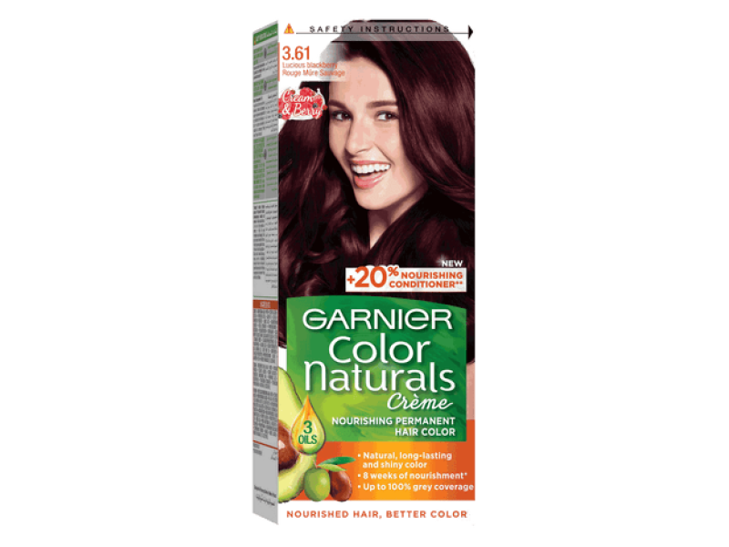 Garnier hair color nature 3.61 luscious blackberry