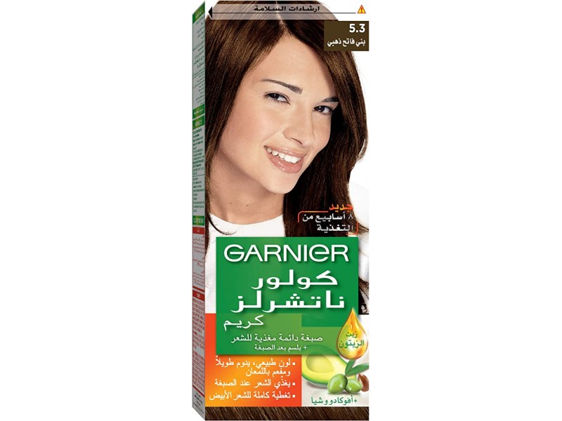 Garnier hair color nature 5.3 light golden brown