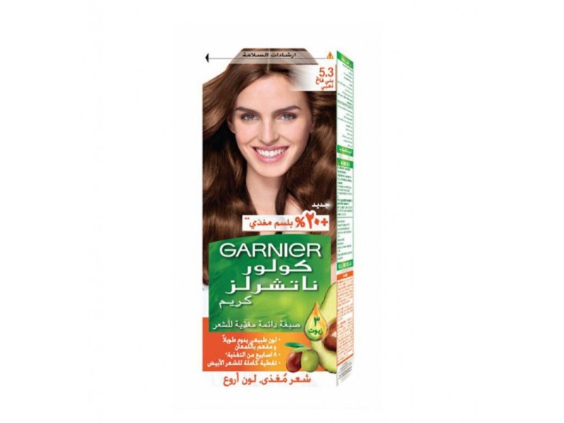 Garnier hair color nature 5.3 light golden brown