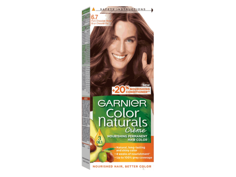 Garnier hair color nature 6.7 vhocolate brown