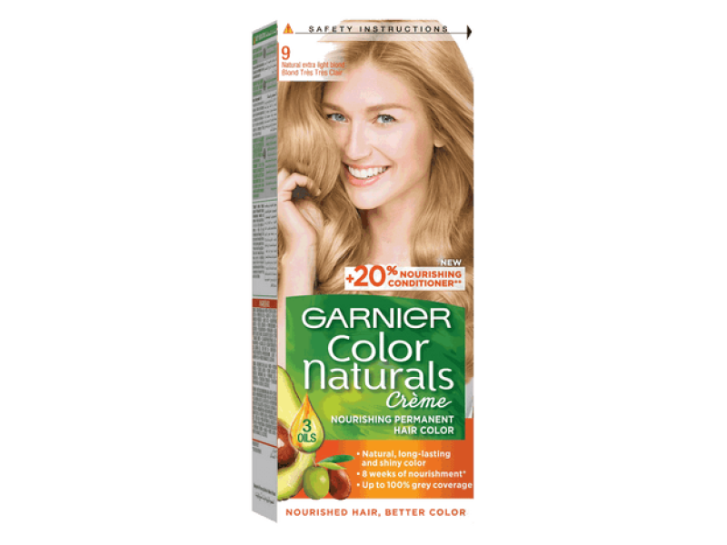 Garnier hair color nature 9 extra light blonde