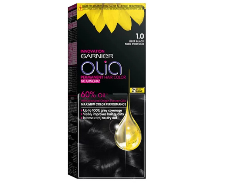 Garnier hair color olia 1.0 deep black