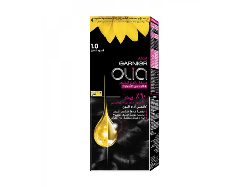 Garnier hair color olia 1.0 deep black