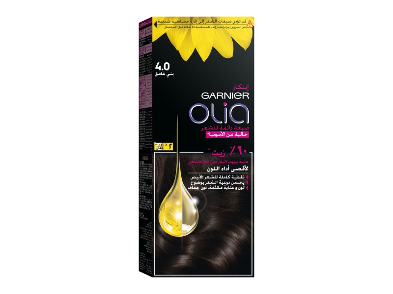 Garnier hair color olia 4.0 dark brown
