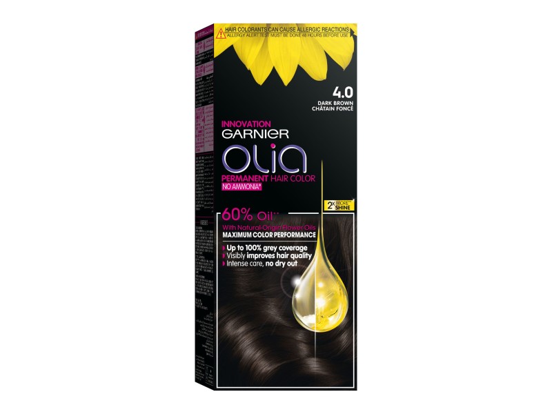 Garnier hair color olia 4.0 dark brown