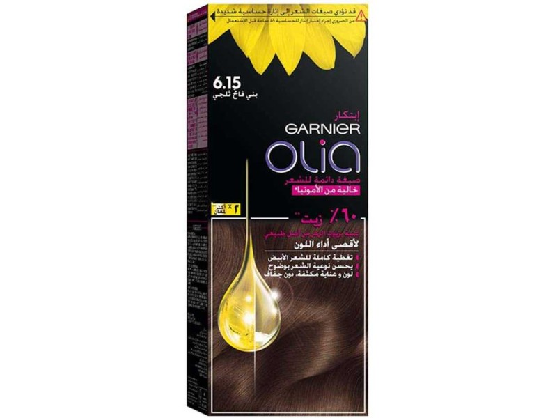Garnier hair color olia 6.15 frozen light brown