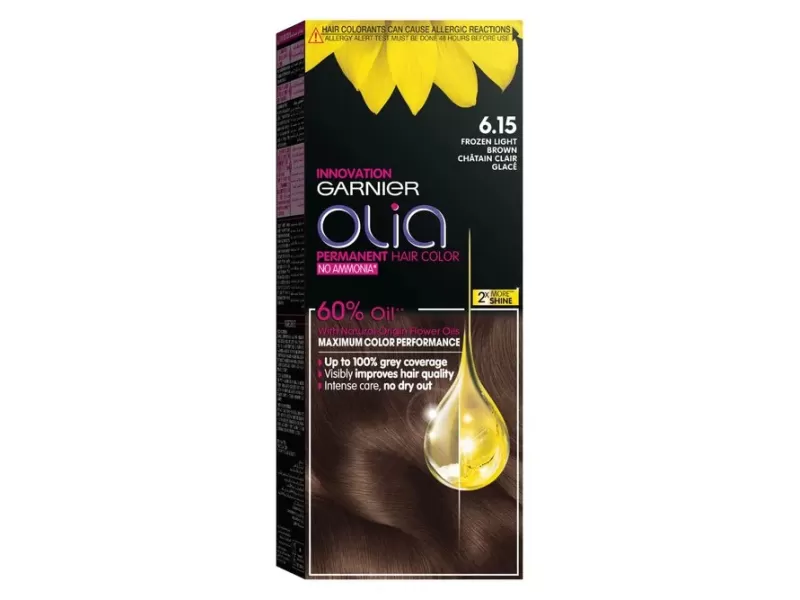 Garnier hair color olia 6.15 frozen light brown