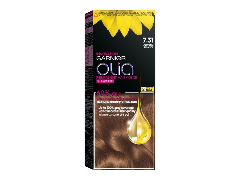 Garnier hair color olia 7.31 almond