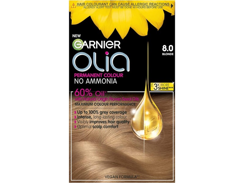 Garnier hair color olia 8.0 blonde