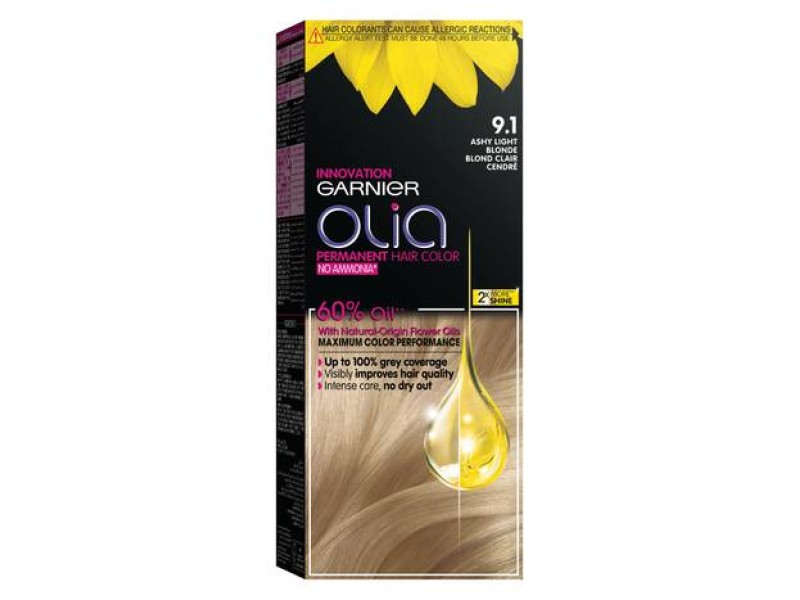 Garnier hair color olia 9.1 ashy light blonde