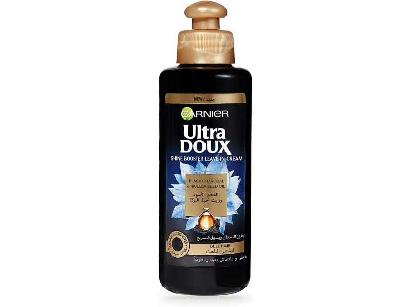 Garnier hair cream ultra doux 200 ml leave-in charcoal & nigella seed oil