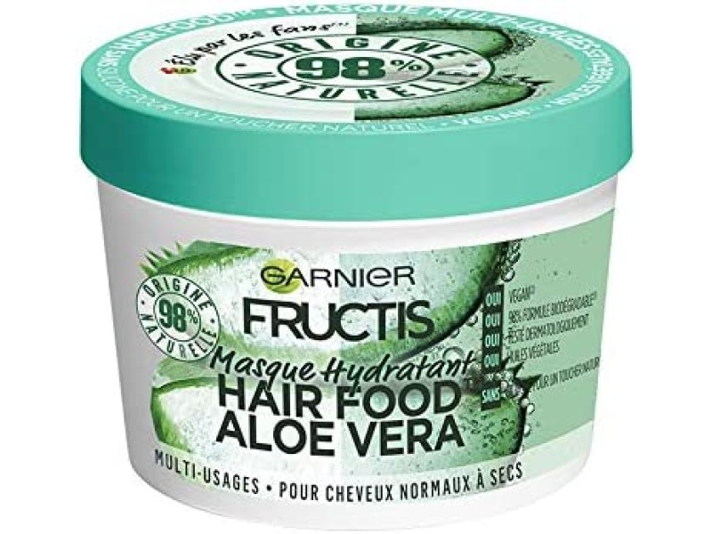 Garnier hair mask ud hair food aloe vera & coconut 390 ml