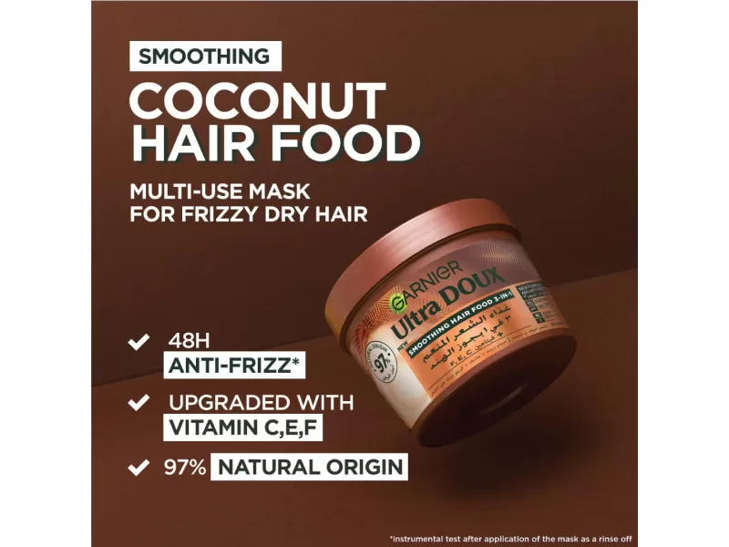 Garnier hair mask ud hair food coconut & macadamia 390 ml