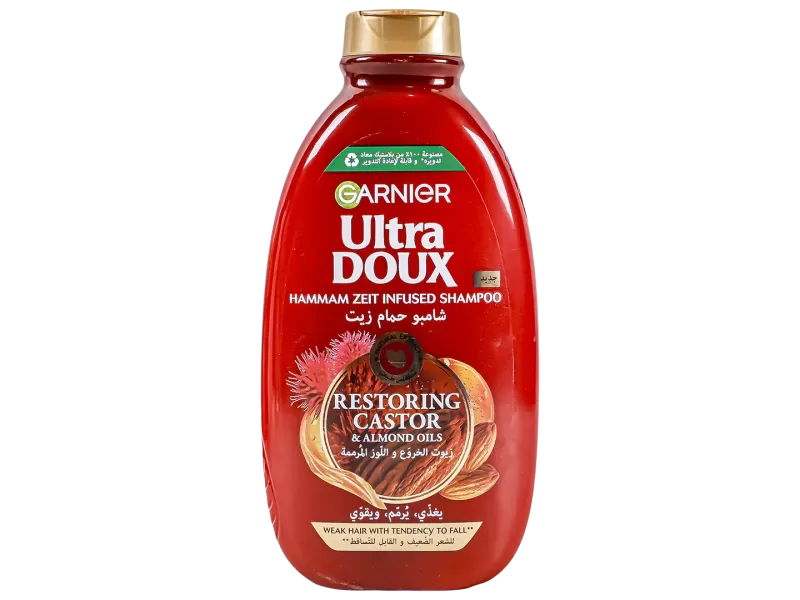 Garnier hair shampoo ultra doux castor oil 200 ml