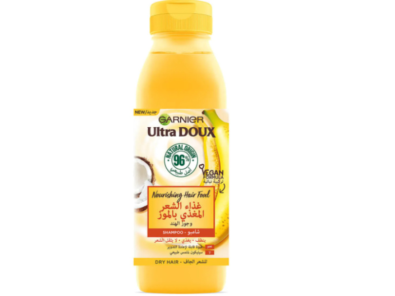 Garnier hair shampoo ultra doux nourishing banana  350ml