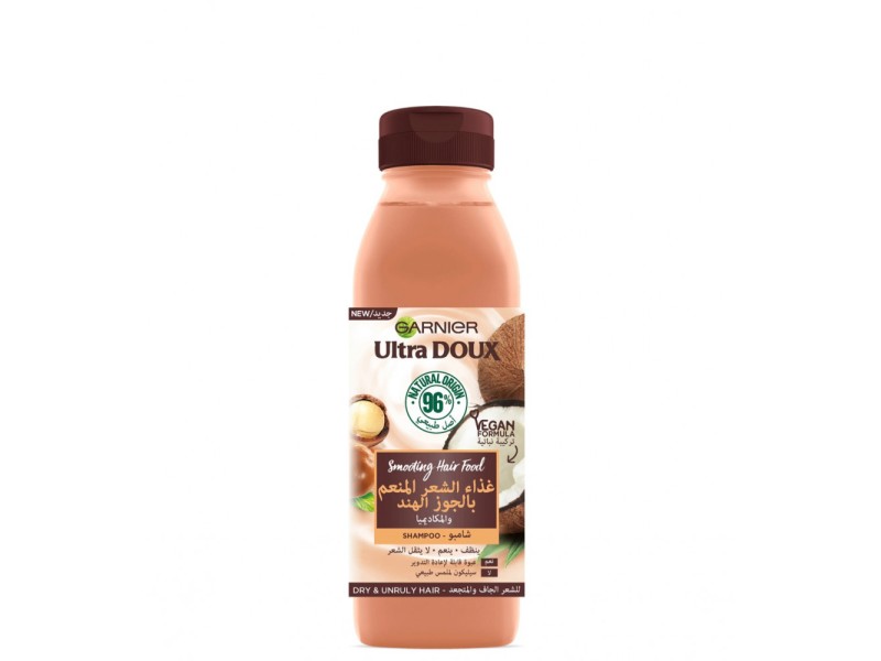 Garnier hair shampoo ultra doux smoothing coconut 350ml