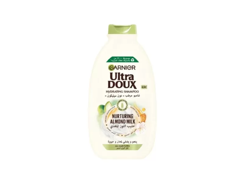 Garnier hair shampoo ultra doux almond milk  600 ml 