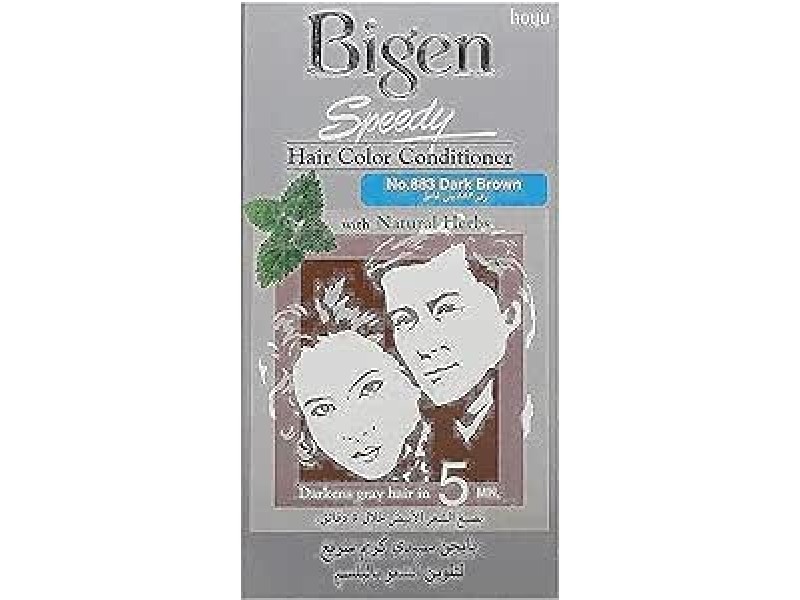 Bigen hair color dark brown 883