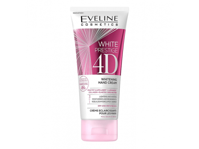 Eveline white prestige 4d whitening hand cream - 100 ml