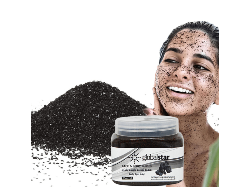 Global star face and body scrub charcoal- 500ml Global star face and body scrub charcoal- 500ml