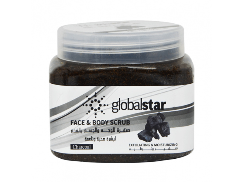 Global star face and body scrub charcoal- 500ml Global star face and body scrub charcoal- 500ml