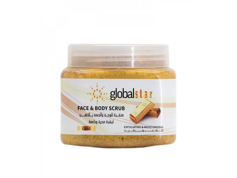 Global star face body gold scrub 500ml 