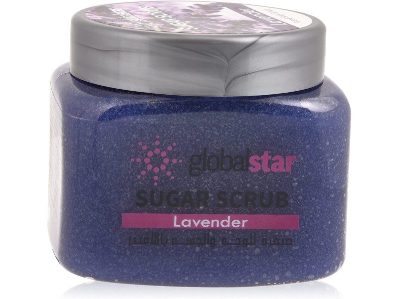 GLOBAL STAR FACE & BODY SUGAR SCRUB 600 GM LAVENDER