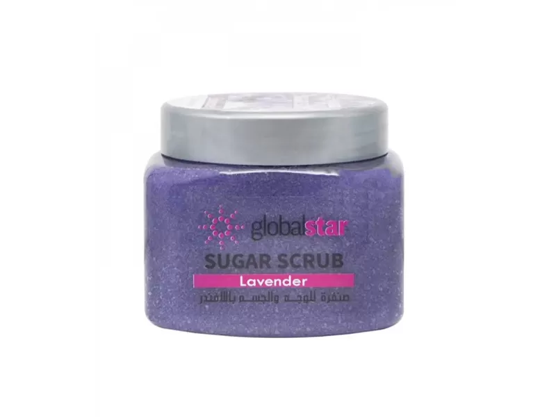 GLOBAL STAR FACE & BODY SUGAR SCRUB 600 GM LAVENDER