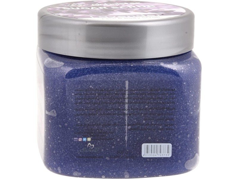 GLOBAL STAR FACE & BODY SUGAR SCRUB 600 GM LAVENDER