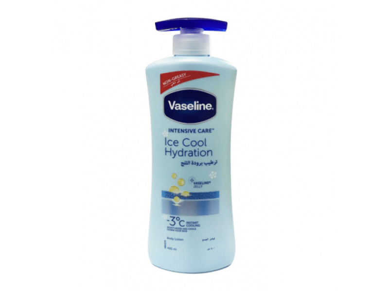 Vaseline intensive care body lotion  ice cool hydration 400 ml