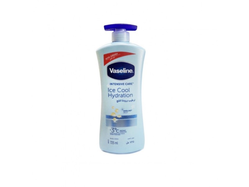 Vaseline intensive care body lotion ice cool hydration 725 ml