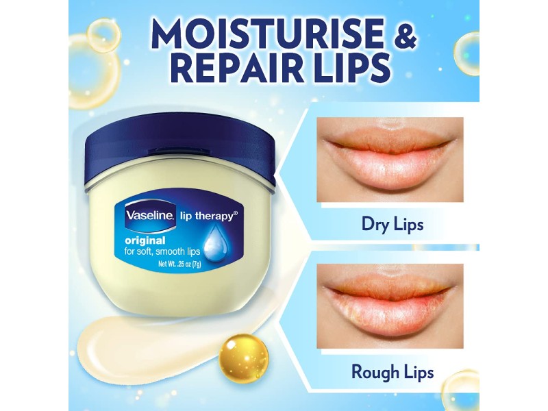 Vaseline lip therapy 7g original 0.25 oz